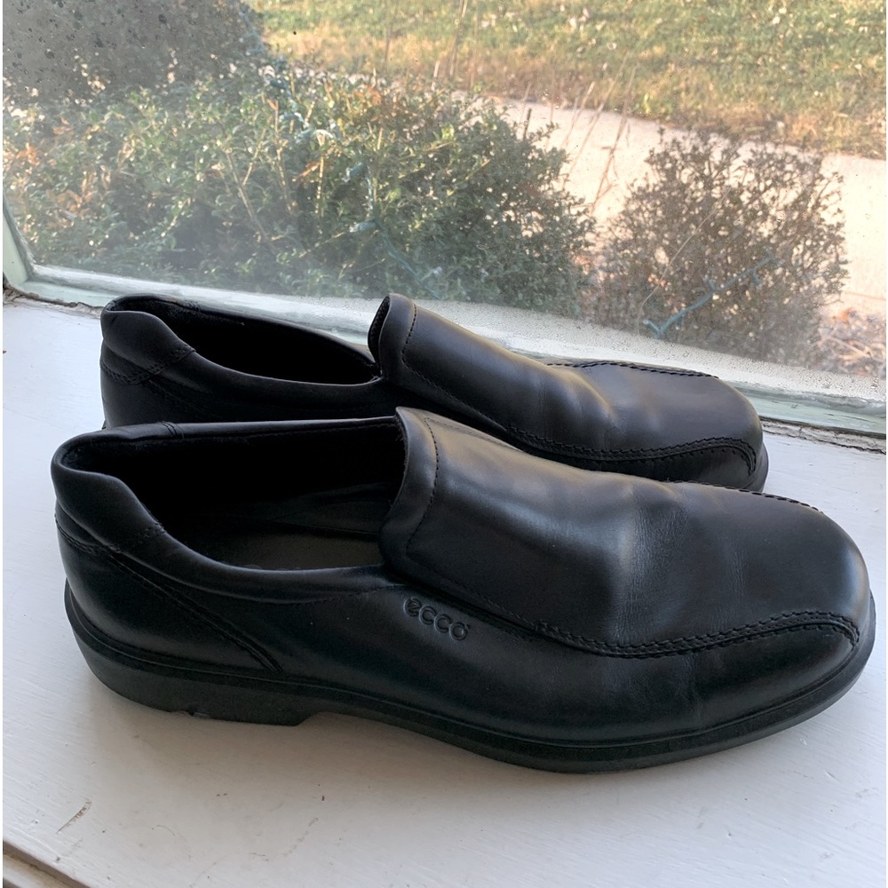 ecco- Men’s Black dress shoes NWOT!!!
